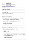 Salford Transport Appeal Form
